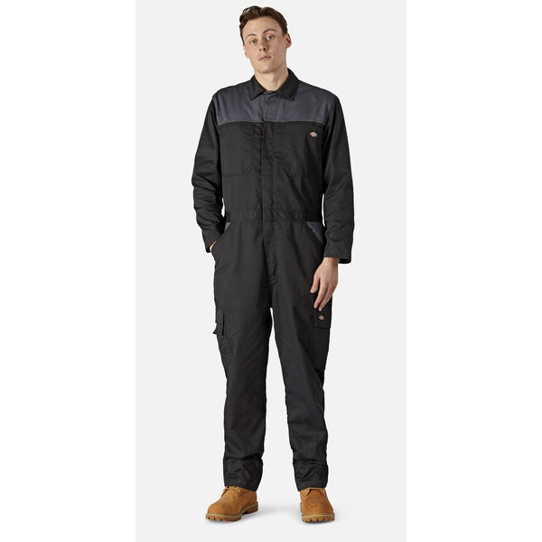 Dickies 36224-67567 Everyday Coverall - Mens, Black Grey
