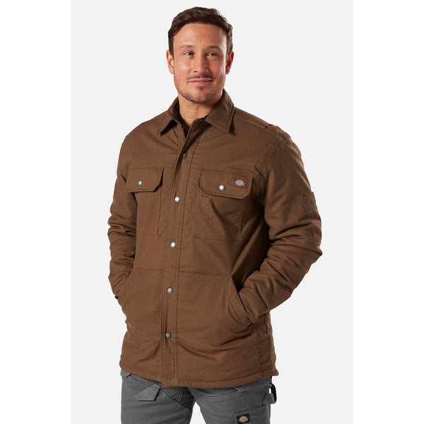 Dickies 36233-67591 Flex Duck Shirt Jacket - Mens, Timber