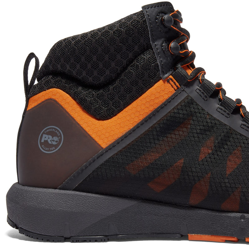 Timberland Pro 37404-69755 Radius Boot - Mens, Black/Orange