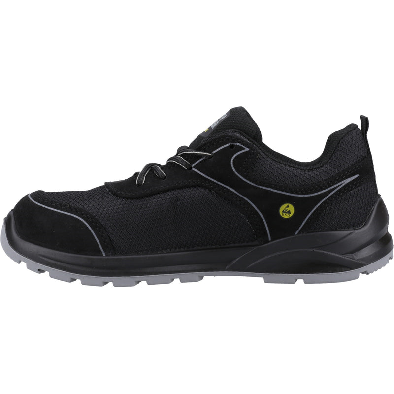 Safety Jogger 39308-73406 Eco Cador Safety Shoe - Unisex, Black
