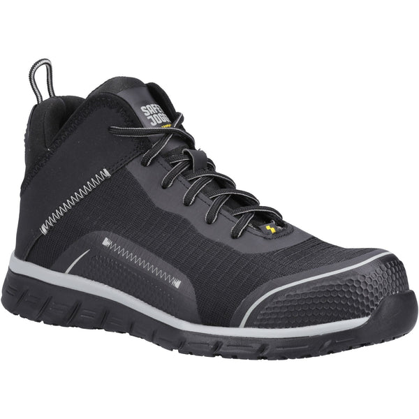 Safety Jogger 39508-73698 LIGERO2 S1P MID Safety Boot - Mens, Black