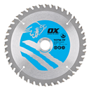 OX Tools OX-TCTW-TF-1652040 Wood Cutting Thin Kerf Circular Saw Blade 165/20mm, 40 Teeth ATB