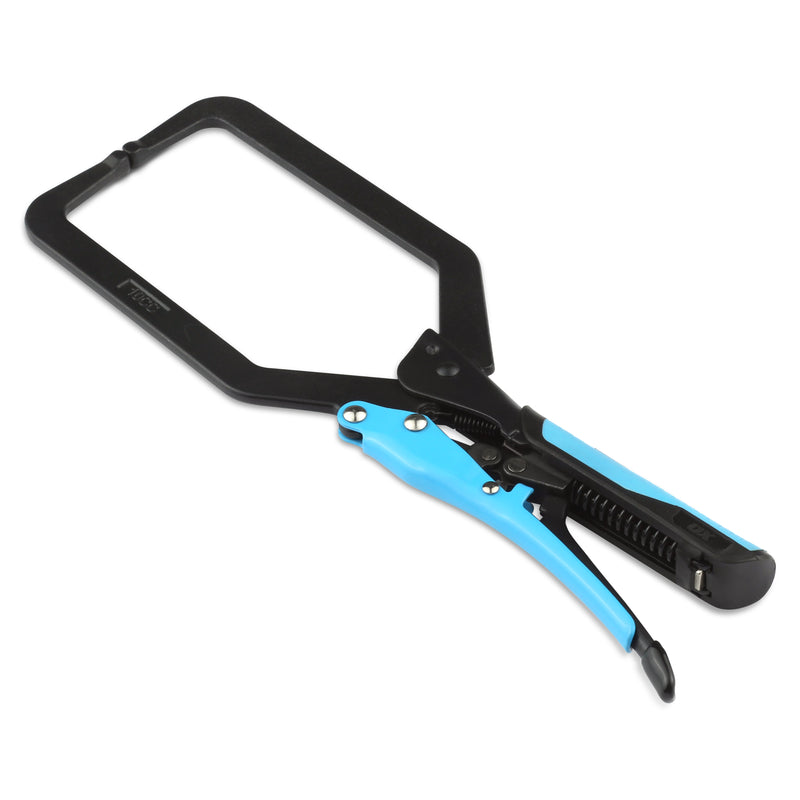 OX Hand Tools P204402 Auto Adjust 10-Inch Long Reach C Clamp - Gripped