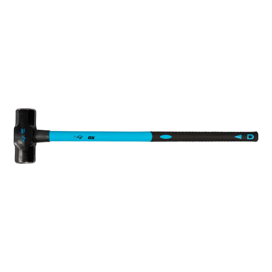 OX Tools OX-T081514 Trade Fibreglass Handle Sledge Hammer - 14 lb
