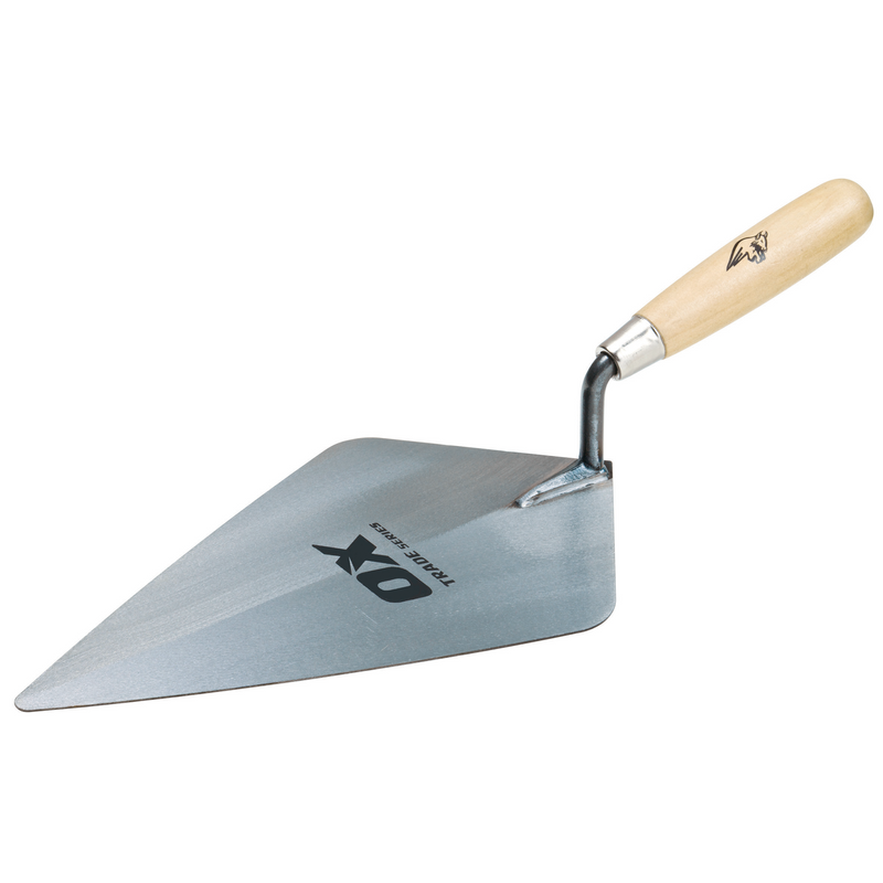 OX Tools OX-T017428 Trade Brick Trowel London - Wooden Handle  11" / 280mm