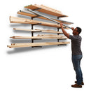 BORA PBR 006B  Wood Rack 6 Tier - Gray/Black