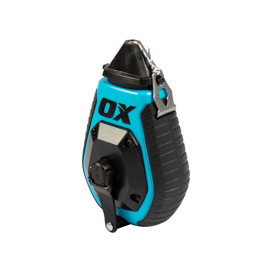 OX T630602 Trade 30m/100' ABS Chalk Reel w/ Grip Value Pack - Standard Bold Line / 6:1 Gear Ratio