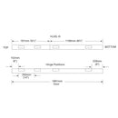 Trend Tools H/JIG/A Trend Hinge Jig A - Two Piece Jig For Quick, Accurate Repeatable Fitting Of Hinges To Doors And Frames