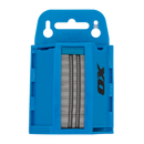 OX Tools OX-P222610 Pro 100 Pack Heavy Duty Hooked Knife Blades & Dispenser