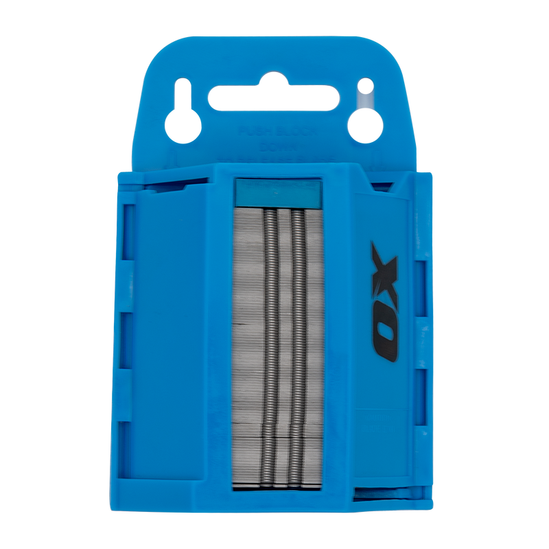 OX Tools OX-P222610 Pro 100 Pack Heavy Duty Hooked Knife Blades & Dispenser