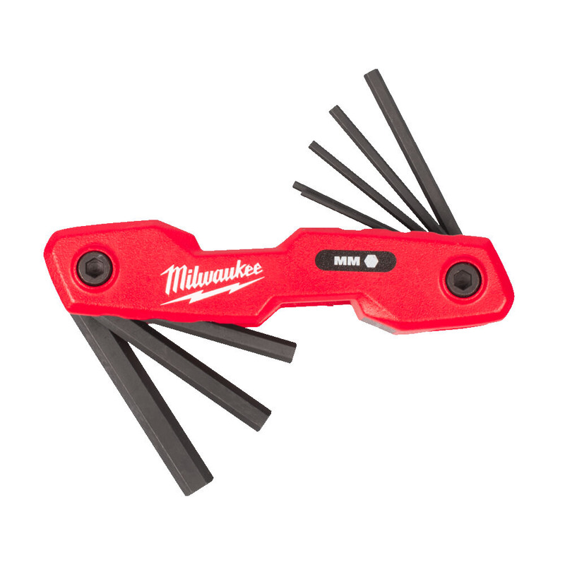 Milwaukee 4932480978 Metric Folding Hex Key Set - 8pc