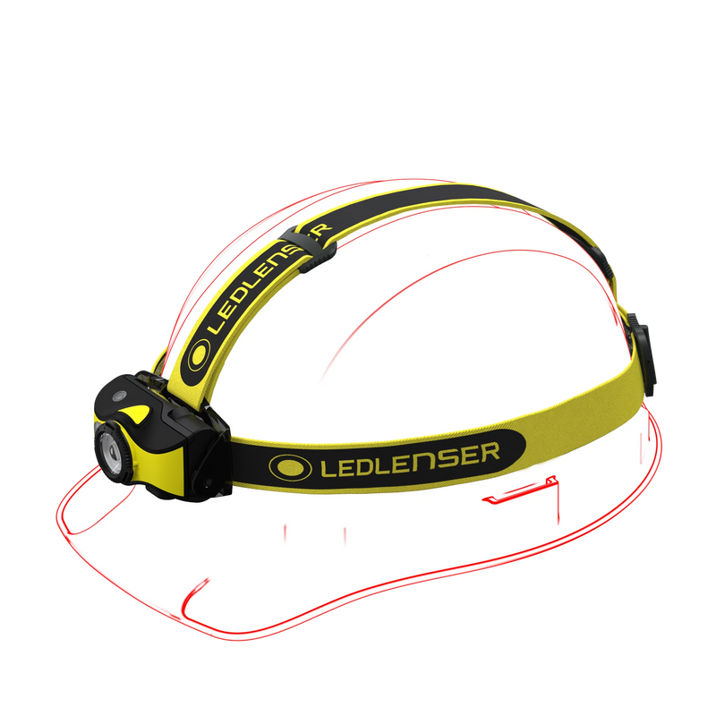 Ledlenser 502023 iH9R RECHARGEABLE LED Headlamp (600)