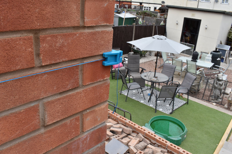 OX Tools OX-P104210 Pro Tough Nylon Braided Builders Line 105m / 350ft - Cyan