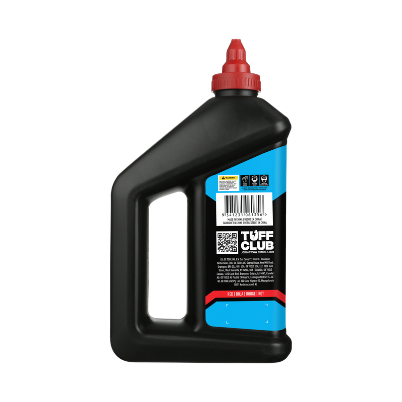 OX Hand Tools P630809 40-ounce/2.5-Pound Permanent Red Marking Chalk - Permanence 3