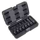 Sealey AK5601 Impact Hex Socket Bit Set 8pc 1/2"Sq Drive