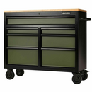 Draper 27209 BUNKER 7 Drawer Workbench Roller Tool Cabinet, 41" Green