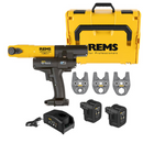 REMS 578925 14.4V Mini Press ACC Set M M15,M22,M28 Jaws & 2x 14.4v Batteries LBoxx