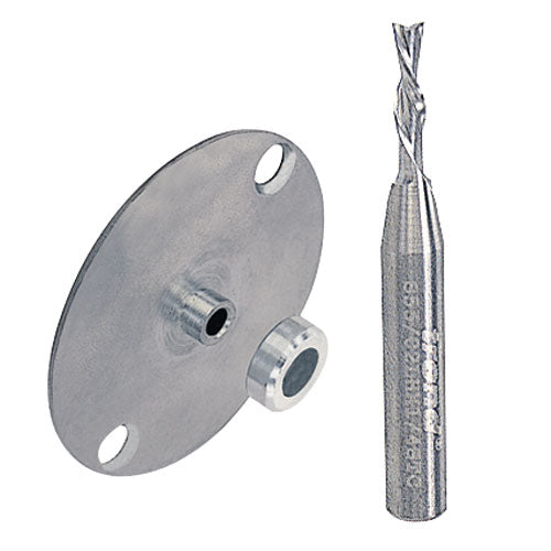 Trend Tools INLAY/KIT/A Inlay Kit With 3.2Mm Cutter 1/4 Solid Tungsten