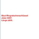 Wera 05020380001 6007 Joker 5 Set 1 Ring ratchet spanner set, 5pc