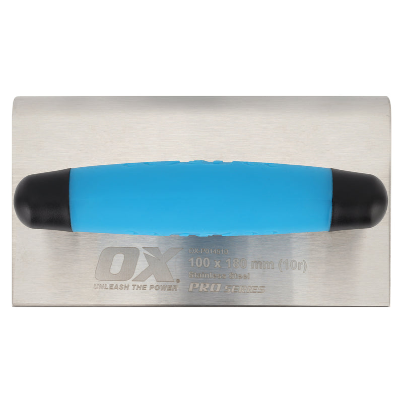 OX Tools OX-P014510 Pro Medium Edger 100 x 180mm S/S - 10mm radius