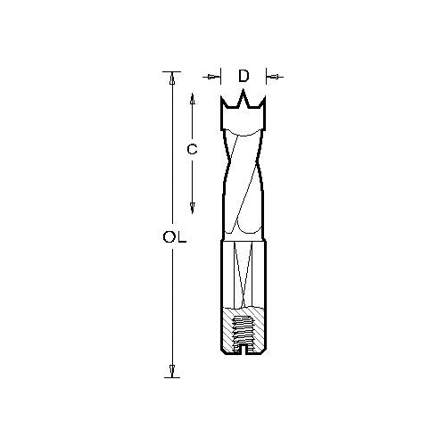 Trend Tools IT/2010347 201 Bk Dowel Drill 5Mm Diameter