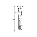 Trend Tools IT/2010497 201 Bk Dowel Drill 10Mm Diameter