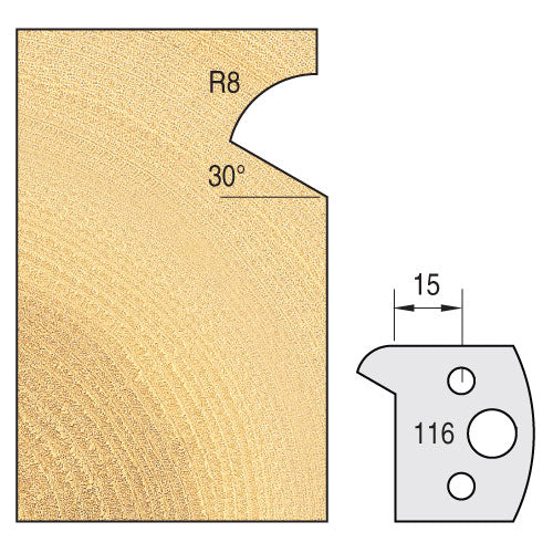 Trend Tools IT/3311640 Knife 40Mm X 4Mm Tool Steel (Pair)