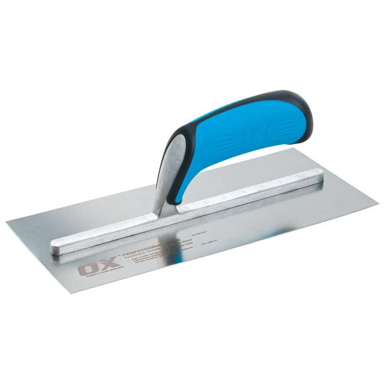 OX Tools OX-P011011 Pro Stainless Steel Plasterers Trowel - 114 X 280mm