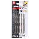 Trend Tools JB/T101B Jigsaw Blade 100X2.5Mm Cv Up-Cut 5 Pack