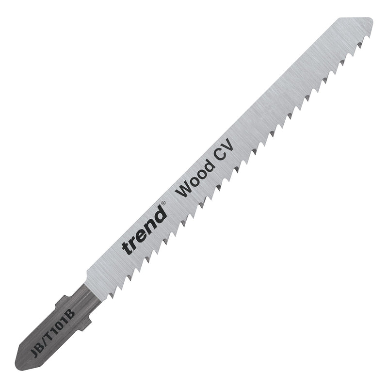 Trend Tools JB/T101B Jigsaw Blade 100X2.5Mm Cv Up-Cut 5 Pack