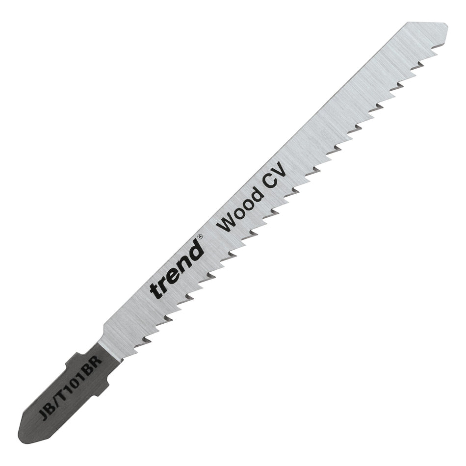 Trend Tools JB/T101BR Jigsaw Blade 100X2.5Mm Cv Down-Cut 5 Pack