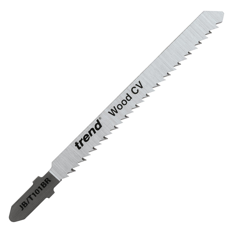 Trend Tools JB/T101BR Jigsaw Blade 100X2.5Mm Cv Down-Cut 5 Pack