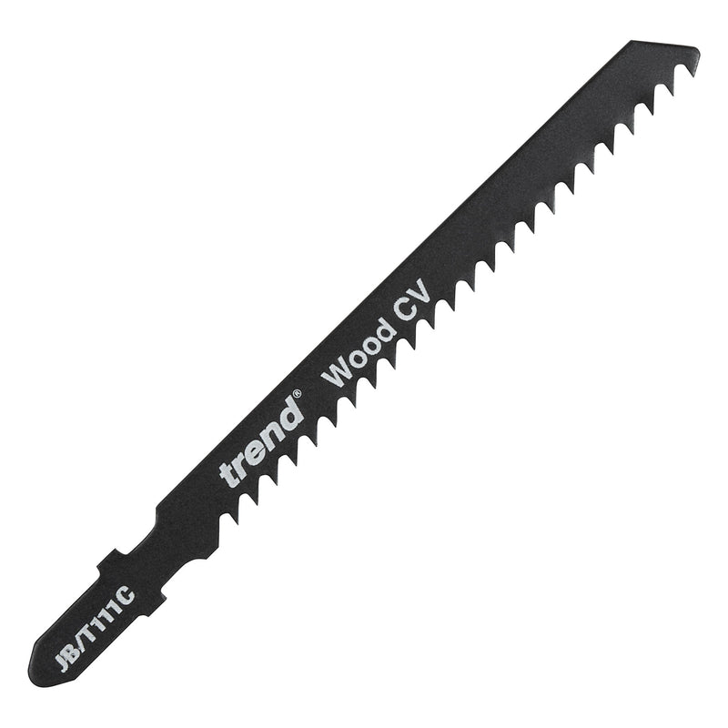 Trend Tools JB/T111C Jigsaw Blade 100X3.0Mm Cv Up-Cut 5 Pack