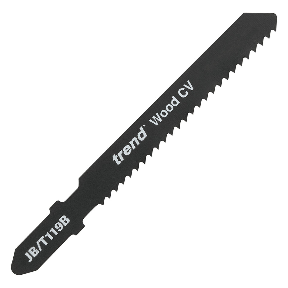 Trend Tools JB/T119B Jigsaw Blade 75X2.0Mm Cv 5 Pack