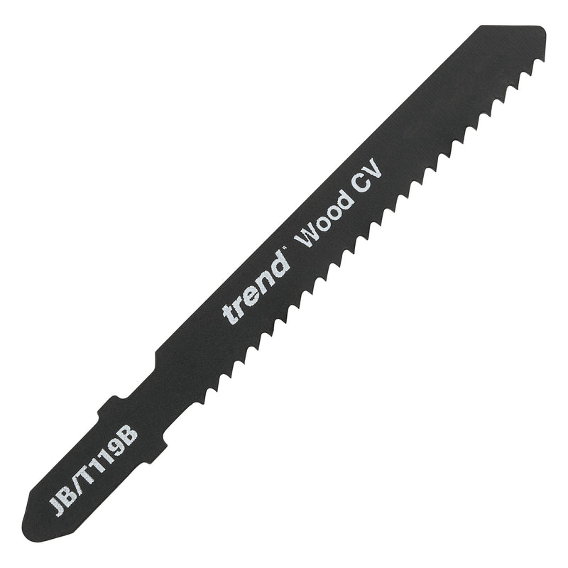 Trend Tools JB/T119B Jigsaw Blade 75X2.0Mm Cv 5 Pack