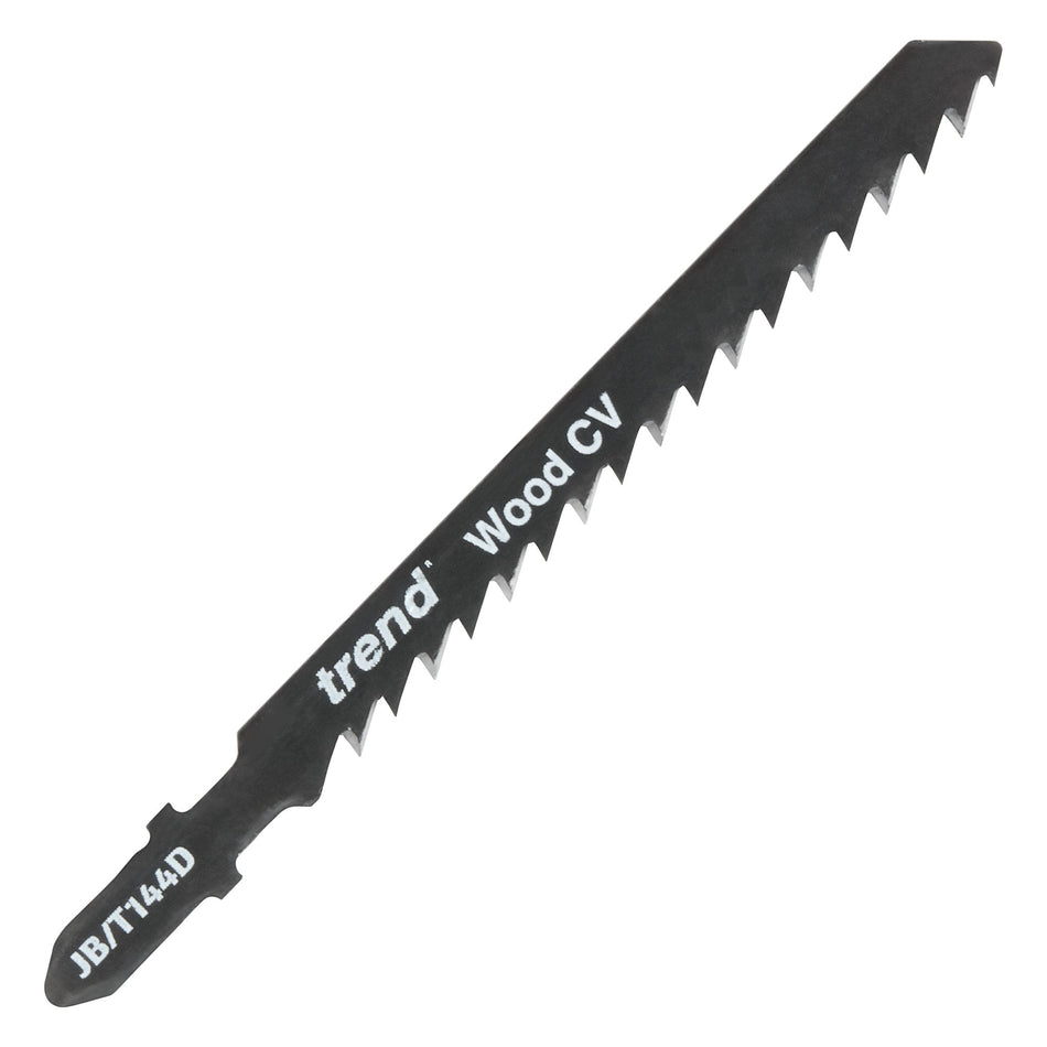 Trend Tools JB/T144D Jigsaw Blade 100X4.0Mm Cv Up-Cut 5 Pack