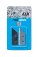 OX Tools OX-P139801 Pro Grout Remover Replacement Blades 50mm - Pack 2