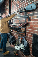 BORA PBR 006B  Wood Rack 6 Tier - Gray/Black