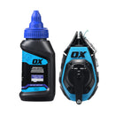 OX P630702 Pro 15.25m/50' Precision Chalk Reel Value Pack - Kevlar Ultra Fine Line / 3:1 Gear Ratio