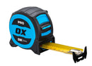 OX Hand Tools P631005 Pro 5m Metric Only Tuff Blade Tape Measure - Magnetic Dual Hook & 32mm Wide Blade