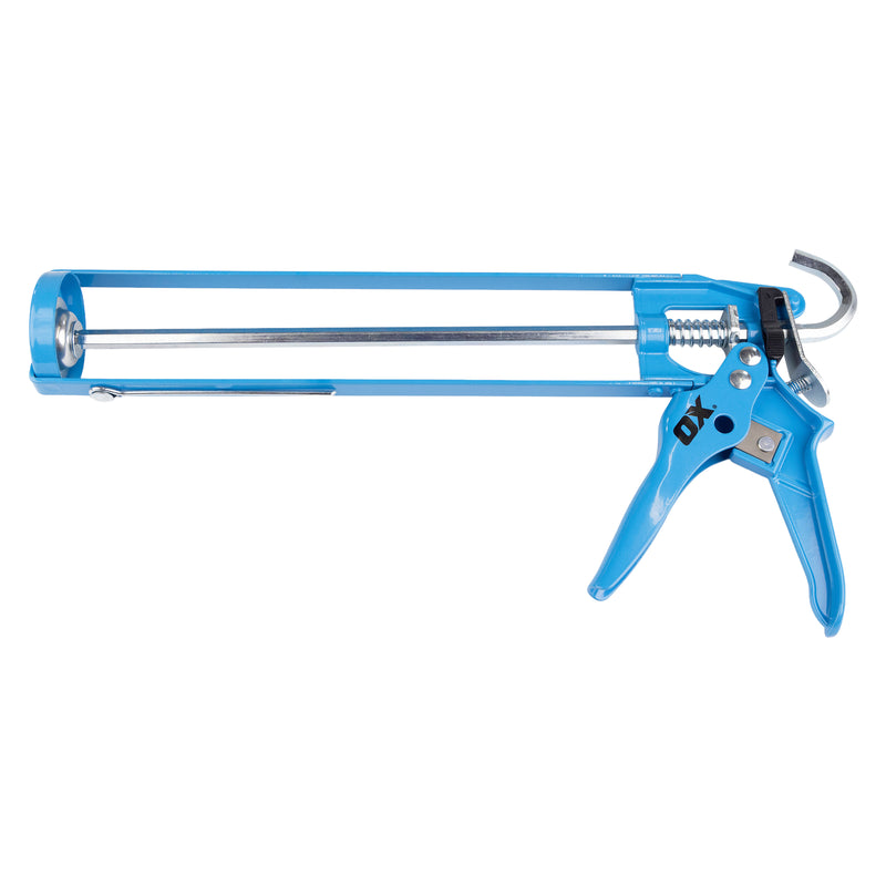 OX Hand Tools T046506 400ml Skeleton Caulk Gun | 10:1 Thrust Ratio