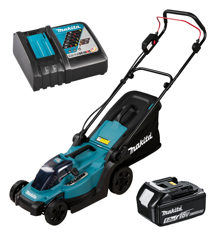 Makita DLM330RT 18V Cordless LXT 330mm Lawn Mower with 5.0ah Battery and Charger