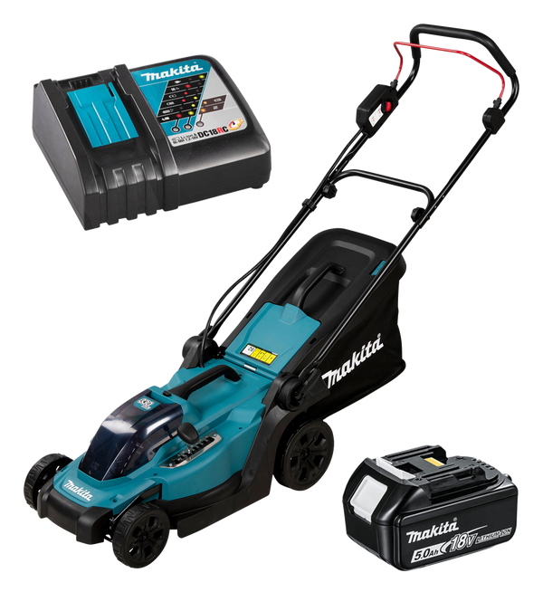 Makita DLM330RT 18V Cordless LXT 330mm Lawn Mower with 5.0ah Battery and Charger