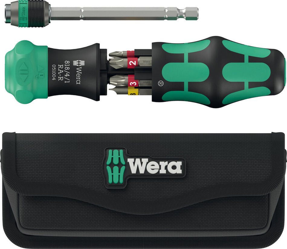Wera 05051515001 8000 A Black Edition Zyklop Speed Ratchet with 1/4" drive05135880001