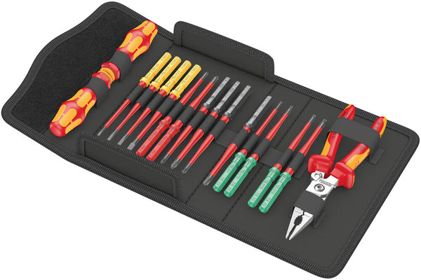Wera 05006612001 Kraftform Kompakt VDE 17 extra slim 1 Tool finder, 17 pieces
