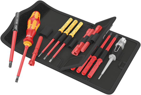 Wera 05006613001 Kraftform Kompakt VDE 18 Universal 1 Tool finder, 18 pieces