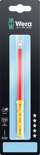Wera 05006575001 Kraftform Kompakt VDE 3060 i Take it easy SB, stainless steel, 0.4 x 2.5 x 157 mm
