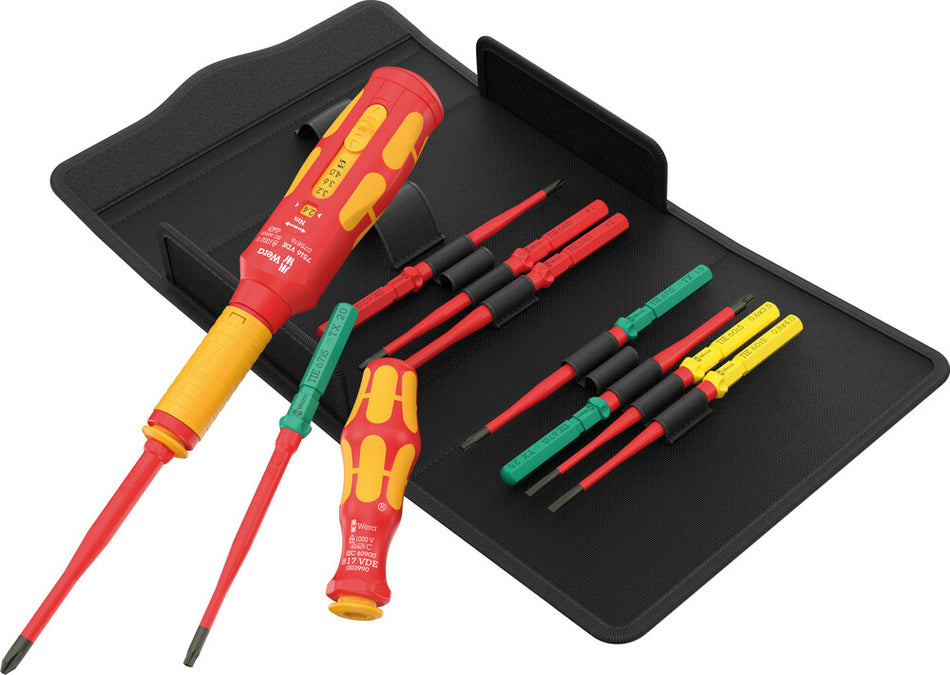 Wera Kraftform Kompakt VDE Safe-Torque Speed switch cabinet set  2, 11 pieces - 05006635001