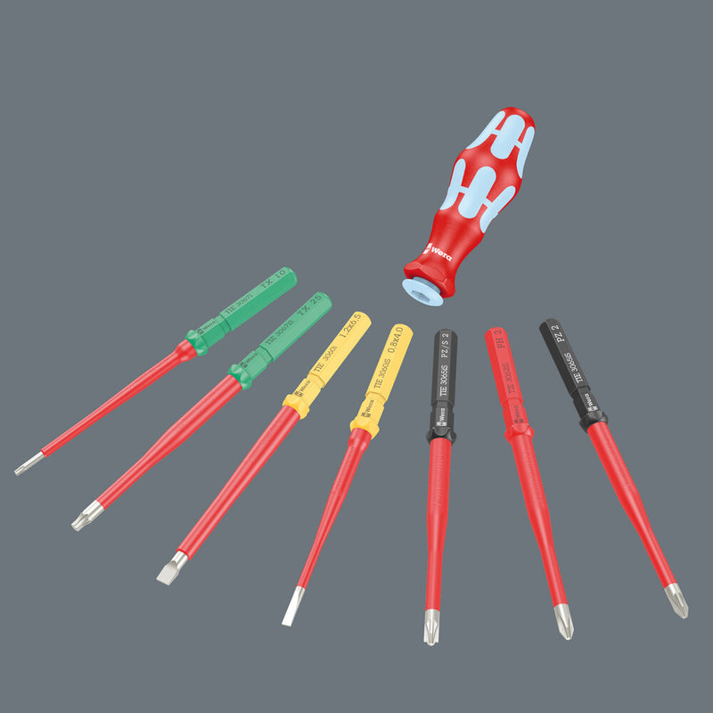 Wera 05006631001 Kraftform Kompakt VDE Stainless 17 extra slim 1 Tool finder, 17 pieces