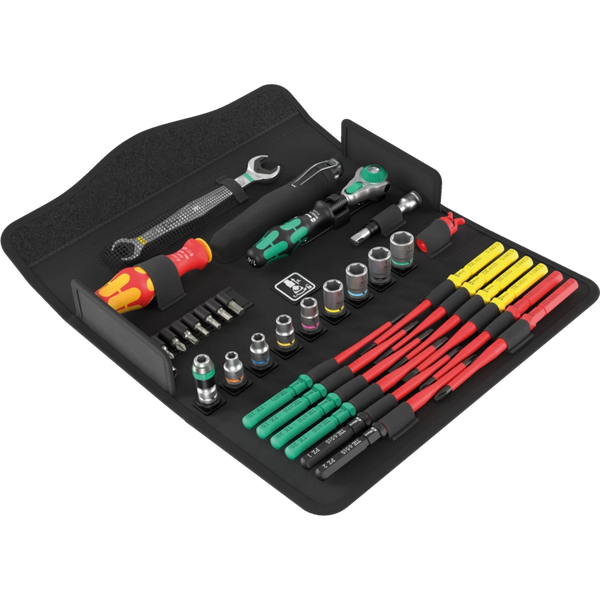 Wera 05340006001 Kraftform Kompakt W11 Maintenance Kit, 45pcs